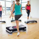 HOMCOM Step fitness aerobic stepper hauteur reglable surface antiderapante 78x29x20 cm image 1