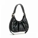 JW PEI Le sac à main hobo en denim froncé Gabbi - Noir image 1