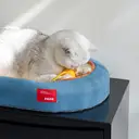 ZEZE Denim & Jute Cat Scratching Pad, Durable Anti-Scratch, Claw Grinding Mat for Cats Dogs image 1