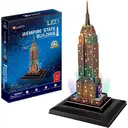 CUBIC FUN Empire State Building 3D Puzzel met LED - 38 stuks, Multicolor image 1