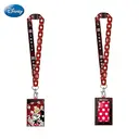 Porte-carte à cordon Disney Minnie Mouse Officiel - Rouge à Pois Blancs en Jean, Thème Toon, Accessoire Personnage et Cadeau image 3