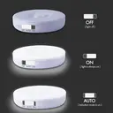 VIVREAL 3 Packs Motion Sensor Lights Indoor Rechargeable Wireless Wall Light LED Stair Night Lights Lamps with Auto/On/Off, New Year Sale , Top gift picks image 1