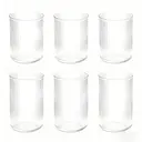 Lot de 6 Verres en Verre Ju7cer 6s pour Thé, Café et Boissons avec Paille en Verre 400ml image 4
