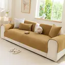 ochama Single Piece Sofa Cover for Armrest, sofa protector, non-slip couch cover, 90×70cm - Khaki image 6