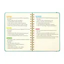 Jubiluu Carnet ligné A5 à spirales et couverture rigide - Vert  image 7