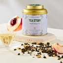 Tea Story Peach Oolong Tea [Weight Management] Cold Brew Fruit Infusion, Deluxe can 80g image 2