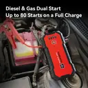 Porbi S901 Car Jump Starter 1500A Peak Portable Jump Starter Power Pack, 14000mAh Battery Booster for 12V Petrol & Diesel Vehicles, SUV, Van & Motorcycle, QC3.0 18W Fast Charge Power Bank with LED Emergency Light image 4