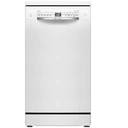 Bosch SPS2IKW01G 45cm Slimline Freestanding Dishwasher – 9 Place Settings, Home Connect, ExtraDry, White, F Rated image 0