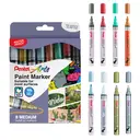 Pentel Medium Paint Marker Metallic Colours Pack of 8 image 2