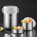 Maxcook MCTG0856 Boîte repas verticale isotherme étanche en acier inoxydable 316 avec large ouverture - 1,5 L image 1