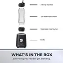 DAEWOO Samurai Vertiblend Blender - 500W, 2 X 600ml Bottles, Smoothie & Shake Maker, SDA2783GE image 4