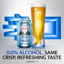Asahi Non-Alcohol Beer 4x330ml Can 0.0% image 2