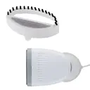 Aucma Handheld Garment Steamer,1500W High-Efficiency Steam,Steam Iron - 300mL Large Capacity Water Tank,Easily Removes Wrinkles,Lightweight Design,Suitable for Home,Office,and Travel, White, with 1 Fur Brush image 7