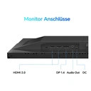 KOORUI E2711K 27 Zoll Monitor, 144 Hz FHD IPS Gaming-Monitore, 99 % SRGB Adaptive Sync Eye Care PC-Gamer-Bildschirm, VESA 100 x 100 mm image 4