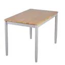 Dining Table Altona Rectangle Grey/Oak 70x110cm image 2