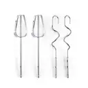 Geepas 150W Hand Mixer - Electric Whisk, Handheld Food Collection Cake Mixer for Baking, Black image 2