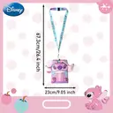 1pc Disney Angle Plush Lanyard Card Holder Officially Licensed Cute Soft Plush ID Case with Themed Lanyard Movies Anime Peripheral Stitch Themed Accessory Gift for Phone image 1