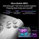 BIGBIG WON Rainbow 3 draadloze controller 2000 Hz pollingsnelheid capacitieve joystick 16 mechanische knoppen 14 aanpasbare RGB-lampen 6-assige gyrosensor schakelbare Hall-/microschakelaar-trigger 3,5 mm audioaansluiting gamepad voor pc/Switch2/iOS/Android image 4