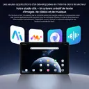 Tablette Blackview Zeno 10, écran FHD 11 pouces (1920 x 1200), 5G, Android 15, Gemini AI, Unisoc T8200, 24 Go (8 + 16) de RAM + 128 Go de ROM, 8800 mAh,  Mode PC,  Widevine L1,  Face ID,  16 MP + 13 MP, GPS, OTG, tablette de jeu avec clavier et stylet image 4