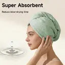 YIJINCHAN hair towel turban（Camel） image 5