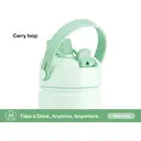 POWCAN by Meoky 26oz Dual-Opening Sports Water Bottle with Carry Handle –Light Green, New Year Sale , Top gift picks image 4