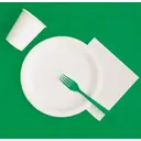 Unique Plastic Table Cover, Green, 1.37 x 2.74m image 1