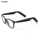 LAWAKEN AI Chat City Classic AI Smart Audio Glasses, 128 Languages Real-Time Translation, AI Note for Meeting Summary, AI agent of ChatGPT Gemini Claude, Waterproof, Lightweight, Long battery, Prescription Lenses, 5.3 Bluetooth, Hands-Free Wearable, Open-Ear Music & Calls, for ios android, Standard Size, for Daily Use image 2