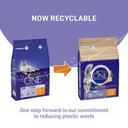 Purina ONE Adult Cat Food with Chicken & Whole Grains 3kg image 3