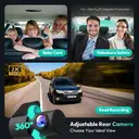 BOTSLAB 4K Dash Cam Front and Rear, 170° Ultra Wide 4K+2K Dashcam with ADAS, Night Vision, 24/7 Parking Mode, Sony STARVIS Sensor, WDR, 5.8GHz WiFi, Built-in GPS, Loop Recording image 4