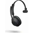 Jabra Evolve2 65 Wireless PC-Headset, Geräuschunterdrückung, Microsoft Teams-zertifizierter Mono-Kopfhörer mit langlebigem Akku, USB-A-Bluetooth-Adapter, Schwarz image 2