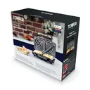 Tower T27013 Deep Fill Sandwich Maker with Extra Deep and Easy to Clean Non-Stick Plates, Automatic Temperature Control, 900W, Silver and Black image 6