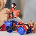 Spidey and his Amazing Friends Techno Racer Vehicle and 3 inch Miles Morales Figure image 4