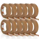 TAPEBEAR Eco-Friendly Kraft Paper Tape, 24mm x 50m 6, 6rolls image 0