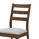 Dining Chairs Orlando Walnut/Grey 2pcs image 3