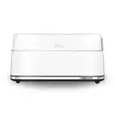 Morphy Richards Signature 4-Slice Long Slot Toaster, Variable Browning Control, Matt Moonlight White - 245704 image 0