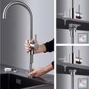 Cecipa Mitigeur de cuisine haute pression en inox brossé image 5