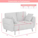 Sofa Georgia 2 Seater Dark Grey image 7