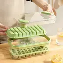 BJ Green Bac à Glaçons Double Couche 100 Compartiments à Pression Diagonale image 6