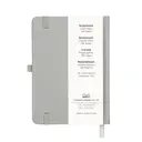 Jubiluu Carnet cartonné A6 premium avec marque-page, pages lignées, 100 g/m² - Gris ardoise image 6