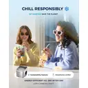 EUHOMY Countertop Ice Maker – Self-Cleaning Function – 9 Cubes in 6 Minutes – Portable Ice Cube Maker with Ice Scoop & Basket – For Home, Kitchen, Office, Bar image 6