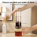 Huacan transparent and convenient concentrated extraction coffee pot, hand press coffee machine image 1