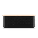 Bodum BISTRO Bread Box Large - Black with Bamboo Lid image 0