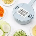  3-in-1 Vegetable Slicer Mandoline Adjustable Thickness Kitchen Gadget Blue                 image 3