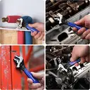 WORKPRO 150 mm Adjustable Wrench Adjustable Metric Spanner Made of Cr-V Steel and Soft Bi-Material Handle image 6