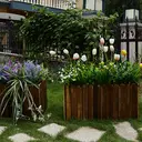 Yuejia 19Pcs 13in/33cmOutdoor Artificial Bushes, Artificial Tulips Flowers Greenery Shrubs Faux Greenery for Outdoor Garden Patio Front Porch Yard Decor image 8