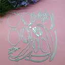 DIY Scrapbooking Photo Album Decorative Embossing PaperCard Crafts Die Metal Cutting Dies Design Greetings Sentiments Making Mould Blade Punch Stencil Template Machine Supplies image 2