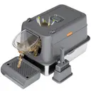 Stainless Steel CAT Litter Tray with Lid XXL， Includes Footpad and Litter Tray Scoop， Large Metal Cat Litter Tray Closed - Non-Adhesive， Easy to Clean， for Large Cats image 0