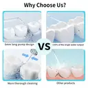 H2ofloss toothbrush, oral water jet, dental water jet, high-pressure cleaning, 300ml large water tank, 5 modes, 2500MAh, IPX7 waterproof image 1
