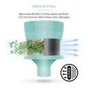 Tower VL70 Cordless 3-in-1 Pole Vacuum Cleaner, Flexi Pole, Anti-Tangle Floor Head, HEPA 12 Filter, 1L Dust Tank, 29.6V - Aqua Blue, T513011 image 6