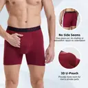 BAMBOO COOL Men's Ultra ComfortSoft Underwear, Moisture Wicking & Breathable No Ride Up Boxer Briefs with Fly  Color Group A L (7 Pack) image 2